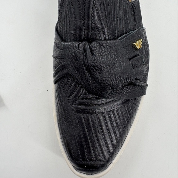 Verofatto black leather slip-on Sz 8 - Picture 2 of 7